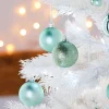 WeRChristmas Mint Green Shatterproof Baubles, 42 Pack, 6 Cm^ Shatterproof Baubles
