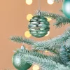 WeRChristmas Mint Green Shatterproof Baubles, 50 Pack, 6 Cm^ Shatterproof Baubles