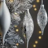 WeRChristmas Moonbeam Glass Baubles, 5 Pack, 15 Cm^ Glass Baubles