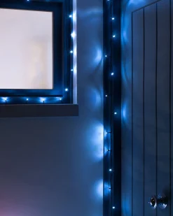 WeRChristmas Multi-Function 50 LED Connectable Light String, Bright White^ Connectable Lights
