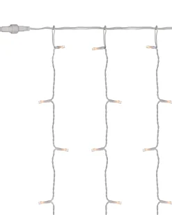 WeRChristmas Multi-Function 300 LED Connectable Curtain Light String, Warm White^ Connectable Lights