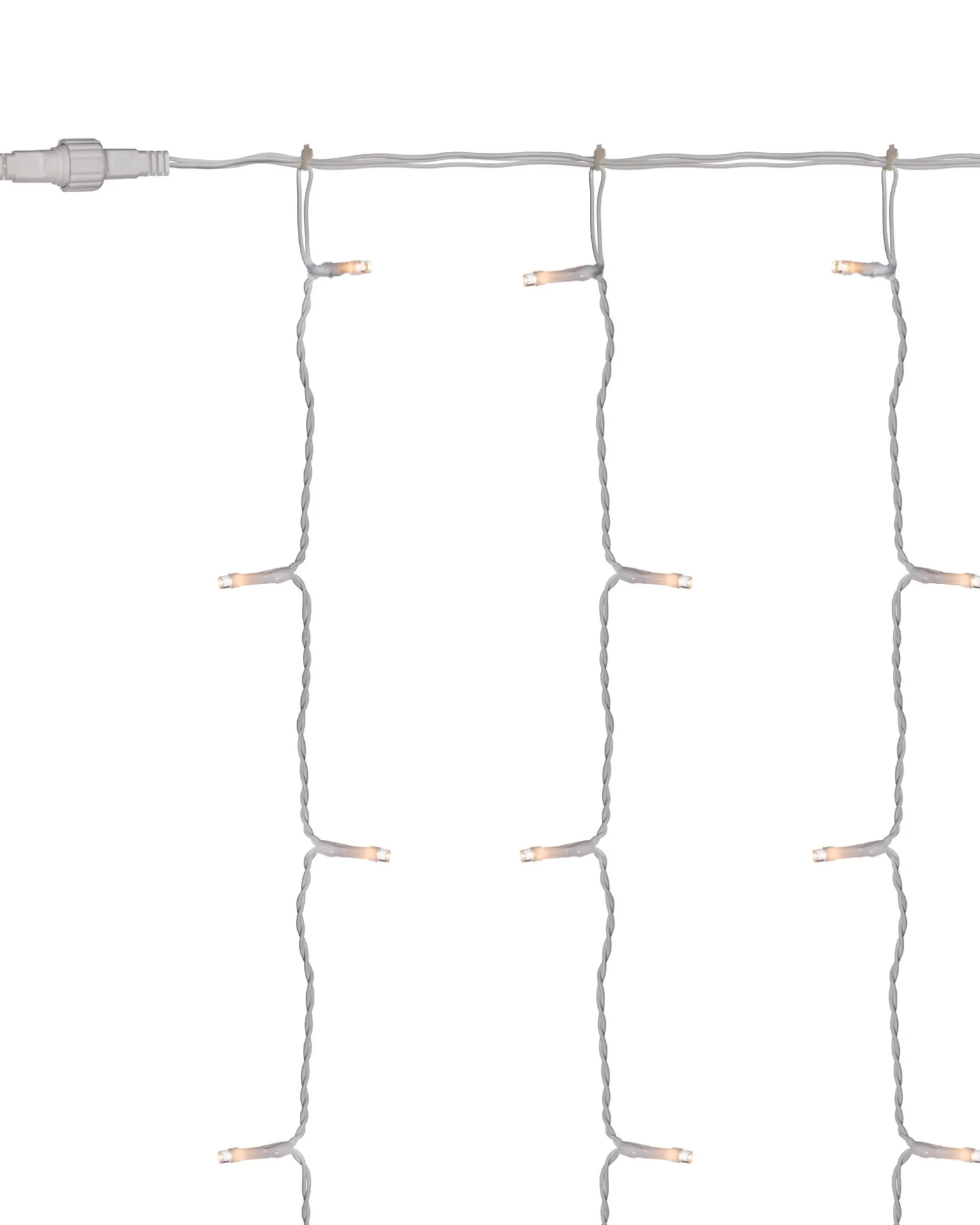 WeRChristmas Multi-Function 300 LED Connectable Curtain Light String, Warm White^ Connectable Lights