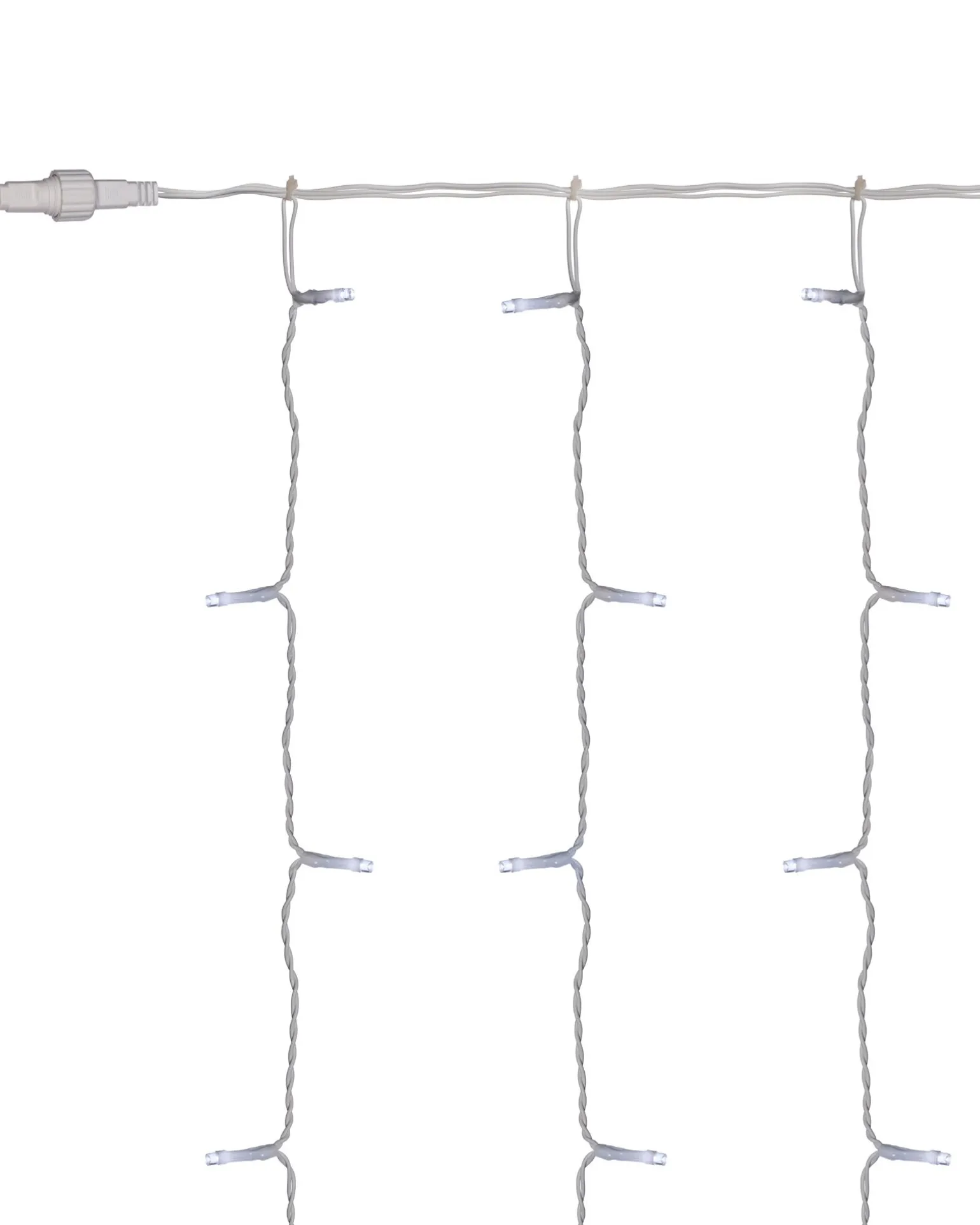 WeRChristmas Multi-Function 500 LED Connectable Curtain Light String, Bright White^ Connectable Lights