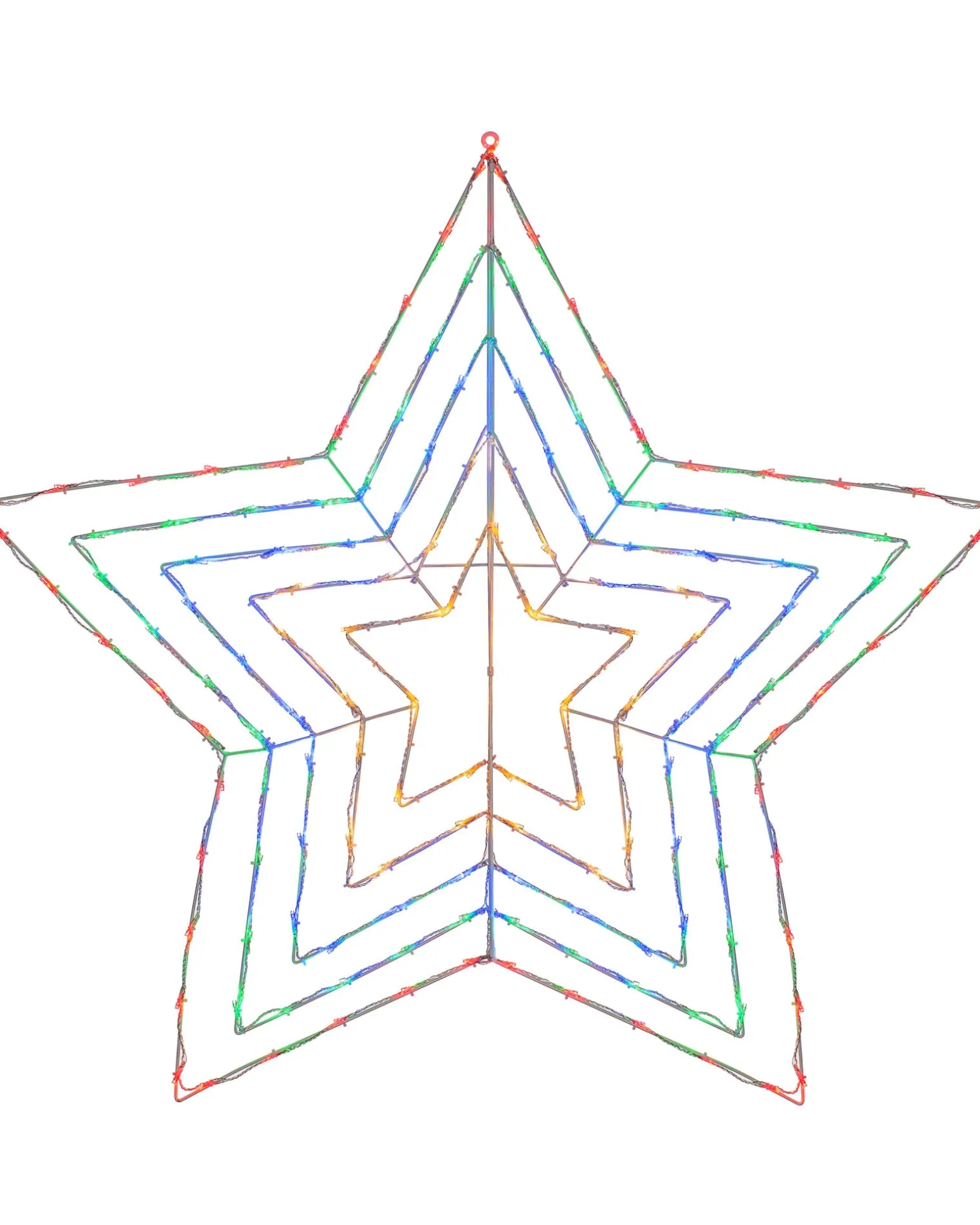 WeRChristmas Multi-Function Star Silhouette, 118 Cm^ Festive Star, Snowflake & Sign Lights