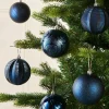WeRChristmas Navy Blue Shatterproof Baubles, 16 Pack, 8 Cm^ Shatterproof Baubles