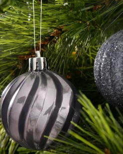 WeRChristmas Navy Shatterproof Baubles, 48 Pack, 6 Cm^ Shatterproof Baubles