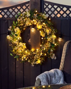 WeRChristmas Outdoor Multi-Function 100 Berry LED Light String, Warm White^ Fairy Lights|Tree Lights