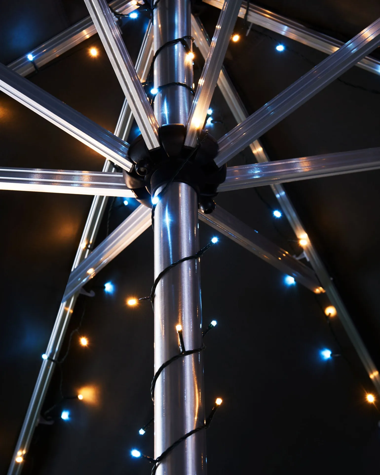 WeRChristmas Outdoor Multi-Function 120 LED Light String, Warm White & Ice White^ Fairy Lights|Tree Lights