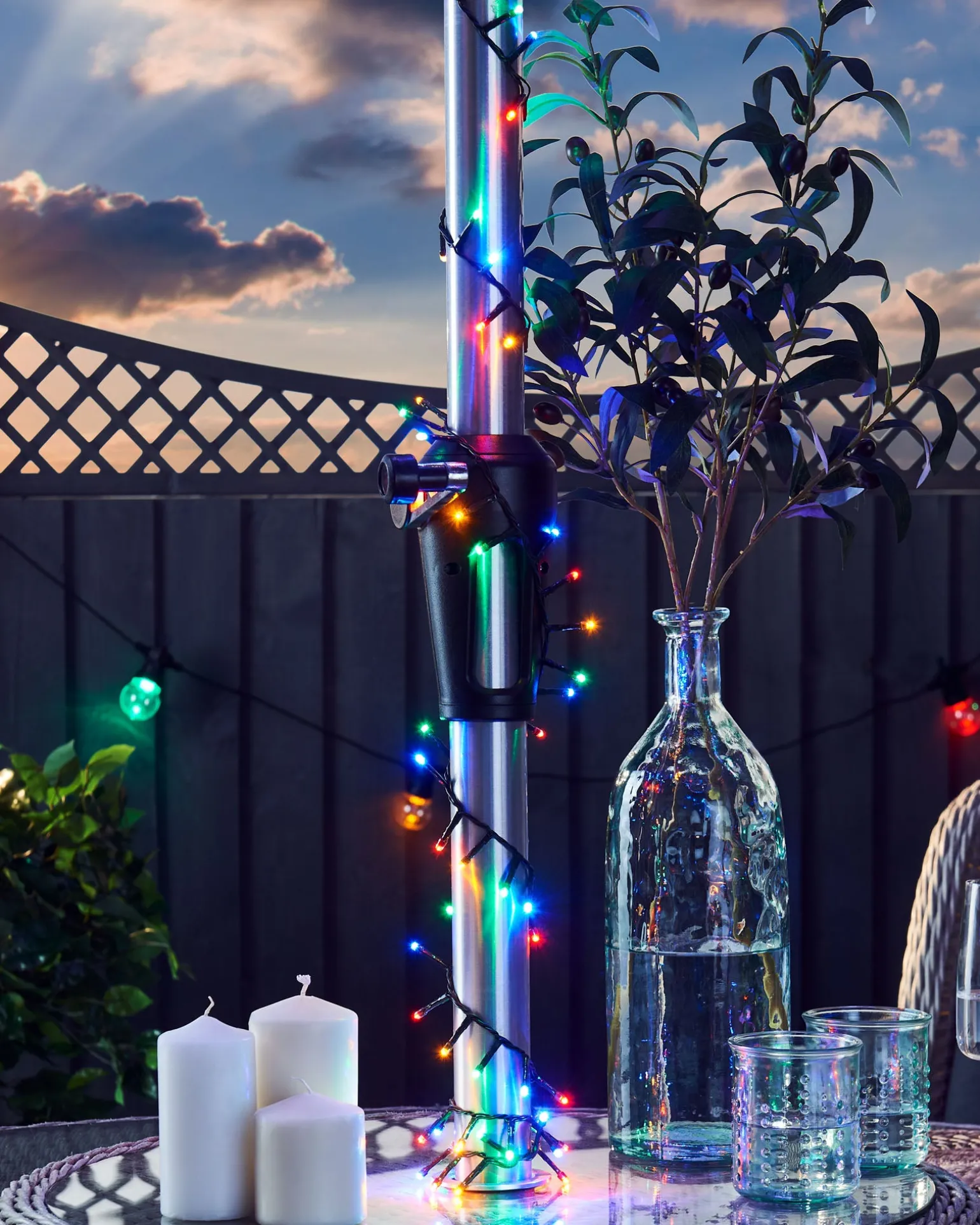 WeRChristmas Outdoor Multi-Function 360 LED Light String, Multi Colour^ Fairy Lights|Tree Lights