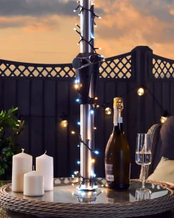 WeRChristmas Outdoor Multi-Function 360 LED Light String, Warm White & Ice White^ Fairy Lights|Tree Lights