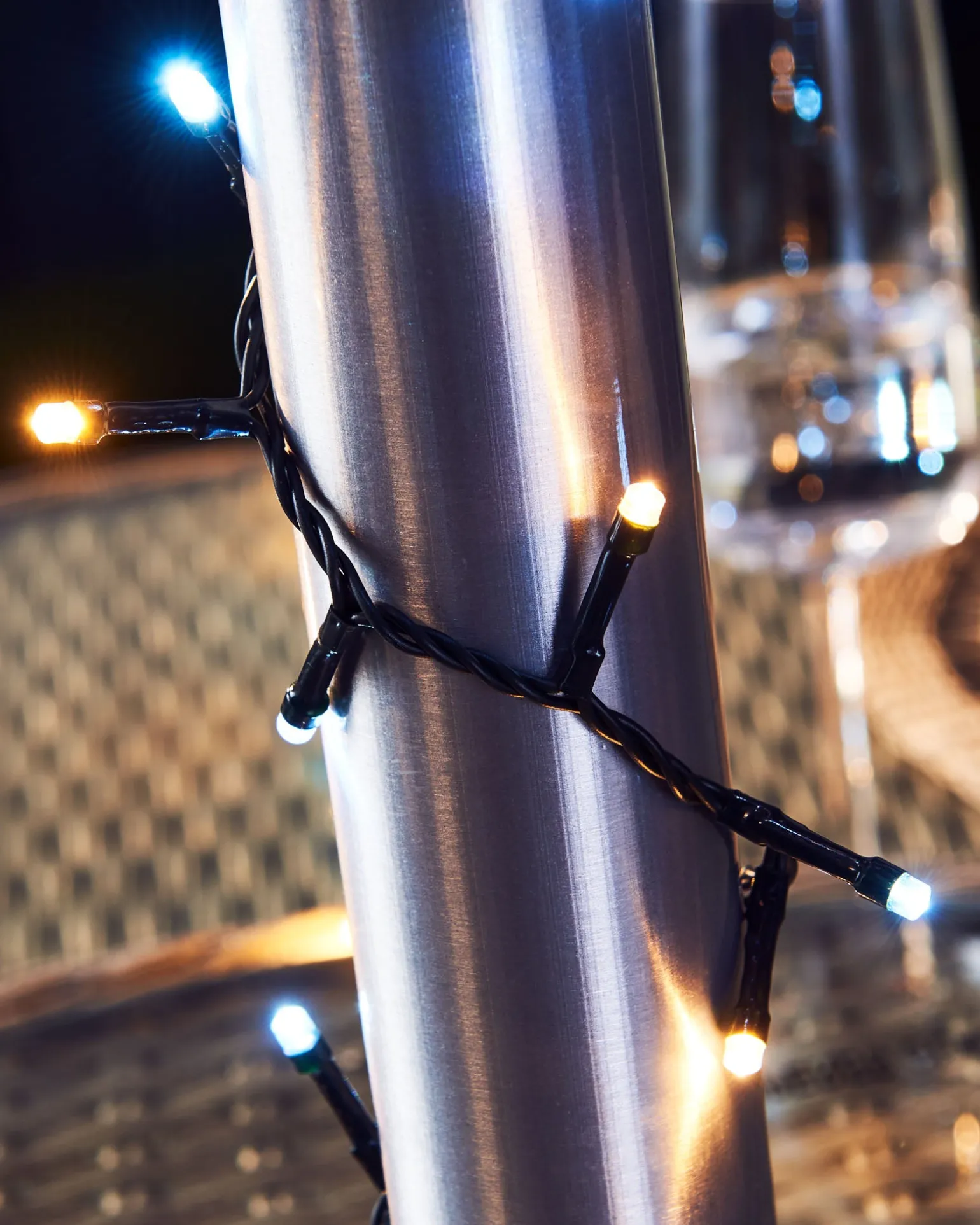 WeRChristmas Outdoor Multi-Function 360 LED Light String, Warm White & Ice White^ Fairy Lights|Tree Lights