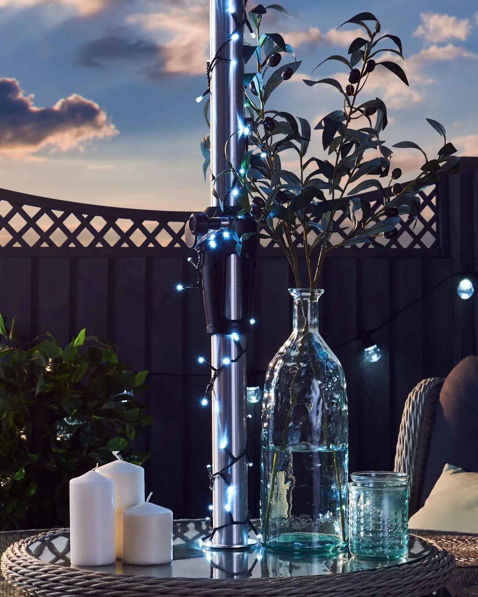 WeRChristmas Outdoor Multi-Function 480 LED Light String, Ice White^ Fairy Lights|Tree Lights