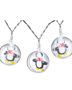 WeRChristmas Penguin Bauble LED Light String, 1.8 M^ Fairy Lights