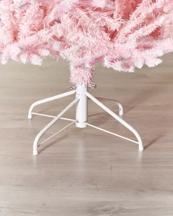 WeRChristmas Pink Sugar Snow Flocked Christmas Tree, 6 Ft^ Unlit Christmas Trees