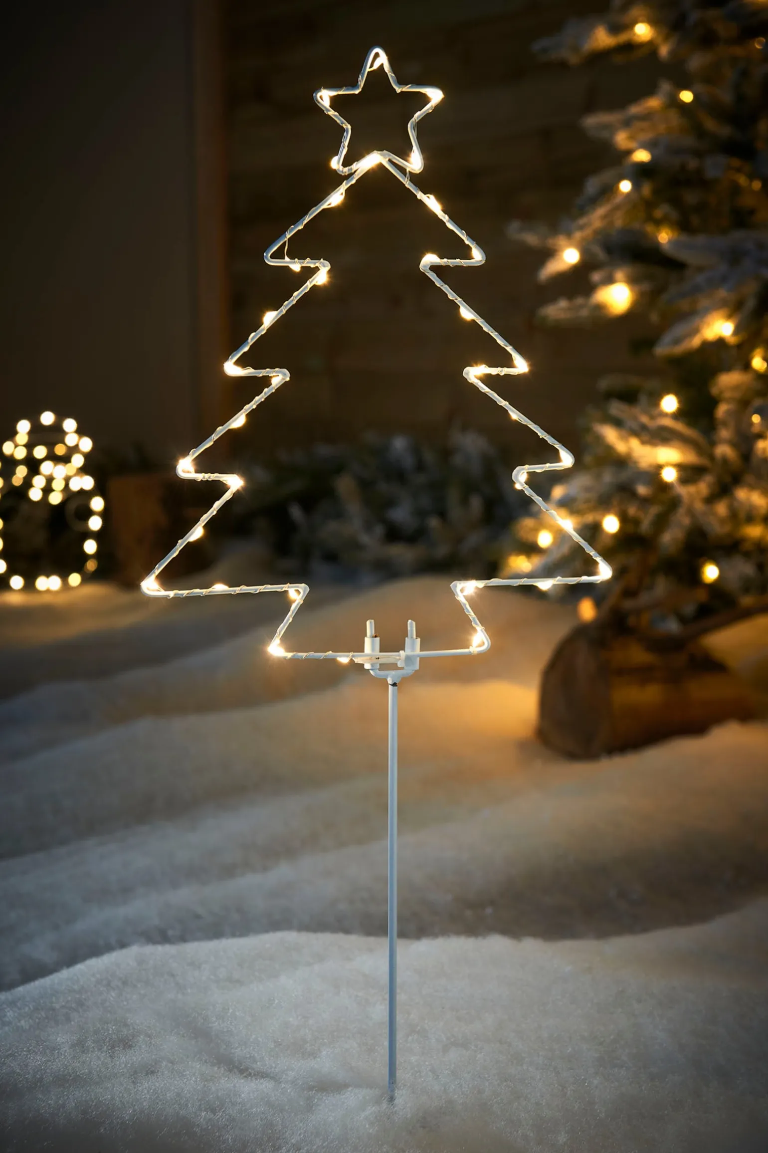WeRChristmas Pre-Lit Christmas Tree Pathway Stake Light, 60 Cm^ Pathway Lights