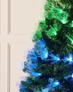 WeRChristmas Pre-Lit Colour Changing Fibre Optic Christmas Tree, 5 Ft^ Budget Christmas Trees|Fibre Optic Christmas Trees