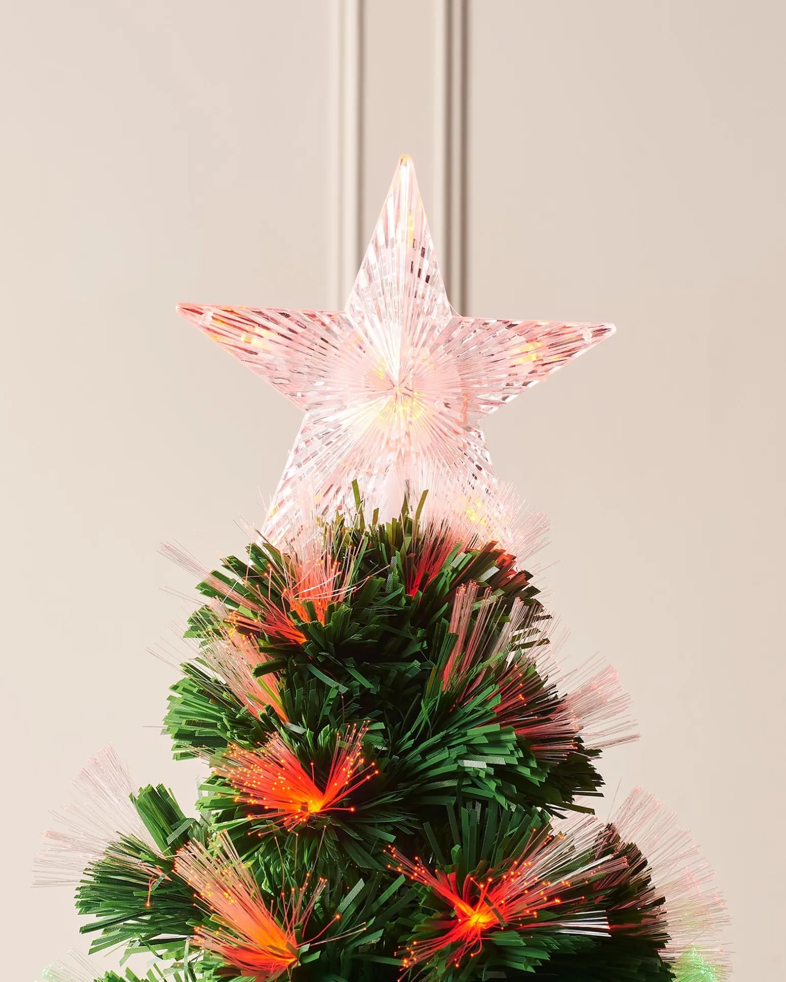 WeRChristmas Pre-Lit Colour Changing Fibre Optic Christmas Tree, 5 Ft^ Budget Christmas Trees|Fibre Optic Christmas Trees