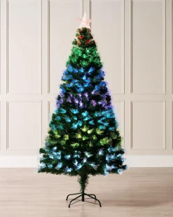 WeRChristmas Pre-Lit Colour Changing Fibre Optic Christmas Tree, 5 Ft^ Budget Christmas Trees|Fibre Optic Christmas Trees
