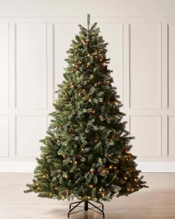 WeRChristmas Pre-Lit Craford Pine Christmas Tree, 6 Ft^ Premium Christmas Trees|Pre Lit Christmas Trees