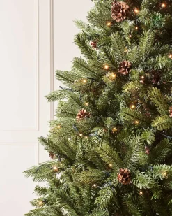 WeRChristmas Pre-Lit Craford Pine Christmas Tree, 7 Ft^ Premium Christmas Trees|Pre Lit Christmas Trees