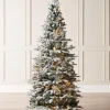 WeRChristmas Pre-Lit Decorated Snow Flocked Pop-Up Christmas Tree, 6 Ft^ Budget Christmas Trees|Snow Flocked Christmas Trees
