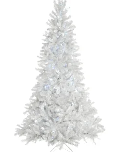 WeRChristmas Pre-Lit Deluxe White Pine Multi-Function Christmas Tree, 8 Ft^ Premium Christmas Trees|Pre Lit Christmas Trees