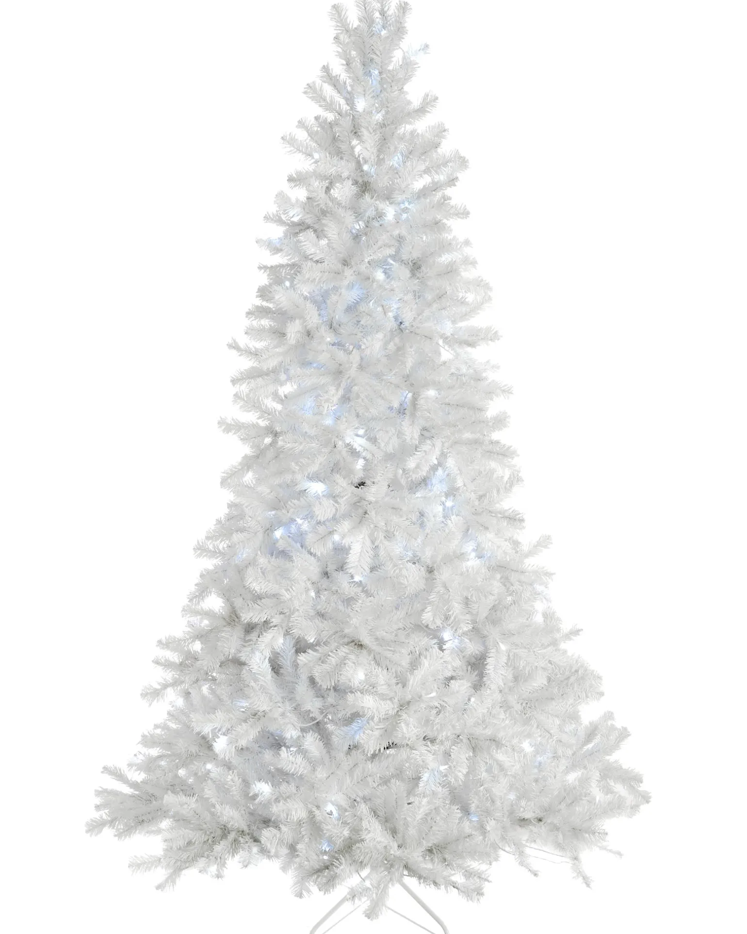 WeRChristmas Pre-Lit Deluxe White Pine Multi-Function Christmas Tree, 8 Ft^ Premium Christmas Trees|Pre Lit Christmas Trees