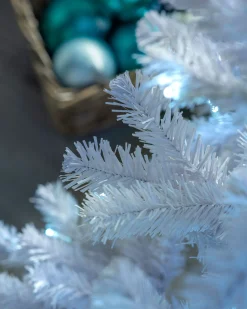 WeRChristmas Pre-Lit Deluxe White Pine Multi-Function Christmas Tree, 8 Ft^ Premium Christmas Trees|Pre Lit Christmas Trees