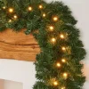 WeRChristmas Pre-Lit Extra Thick Pine Garland, 9 Ft^ Pre Lit Garlands