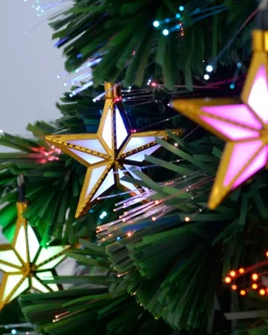 WeRChristmas Pre-Lit Fibre Optic Christmas Tree With Tree Topper, 5 Ft^ Budget Christmas Trees|Fibre Optic Christmas Trees
