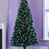 WeRChristmas Pre-Lit Fibre Optic Christmas Tree With Tree Topper, 7 Ft^ Budget Christmas Trees|Fibre Optic Christmas Trees