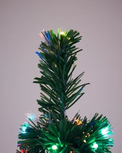 WeRChristmas Pre-Lit Fibre Optic Multi-Colour Christmas Tree, 5 Ft^ Budget Christmas Trees|Fibre Optic Christmas Trees