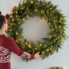 WeRChristmas Pre-Lit Fir Wreath, 1 M^ Extra Large Wreaths|Plain Wreaths