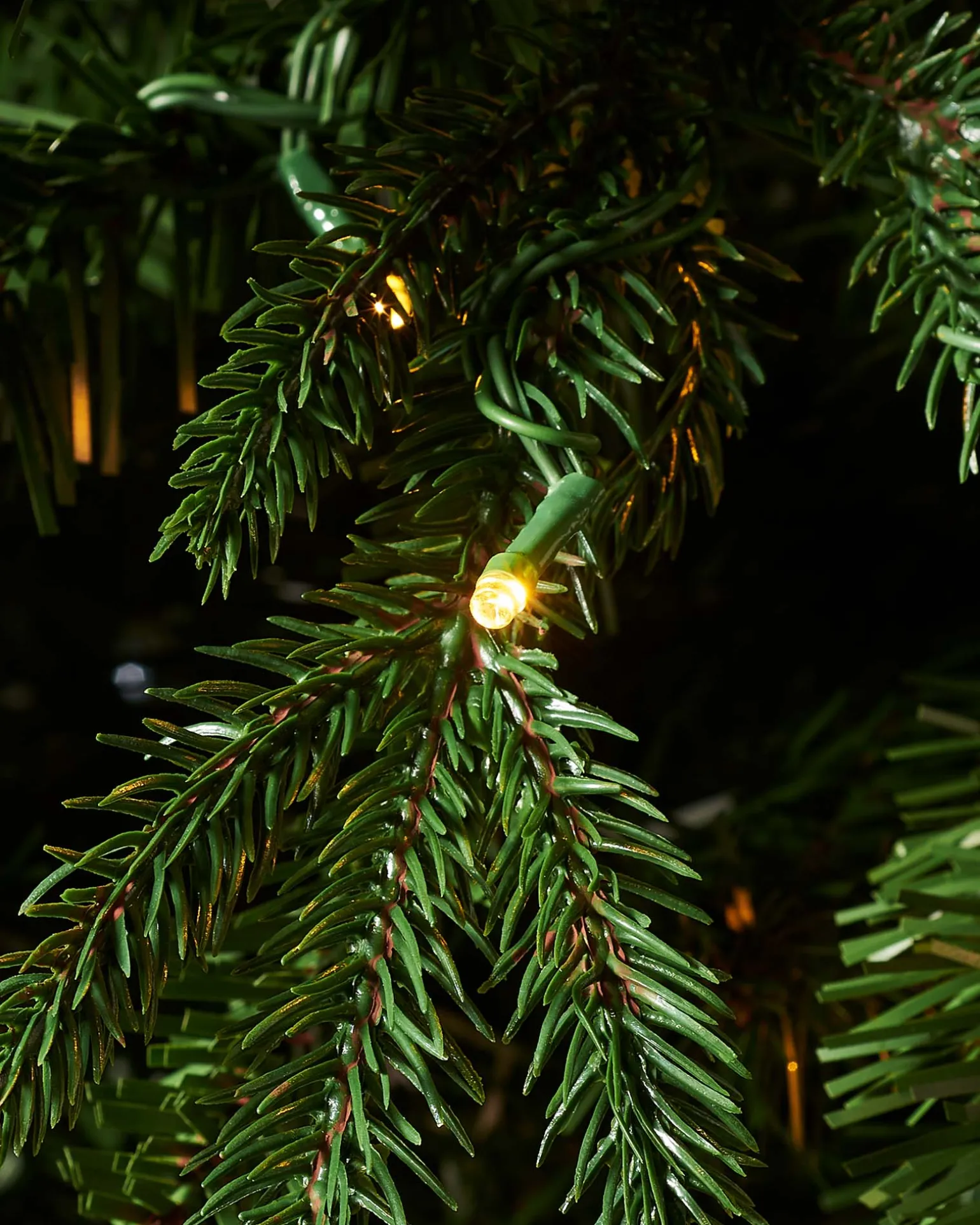 WeRChristmas Pre-lit Grand Alaskan Fir Christmas Tree, Dual Multi Colour, 7 Ft^ Premium Christmas Trees|Pre Lit Christmas Trees
