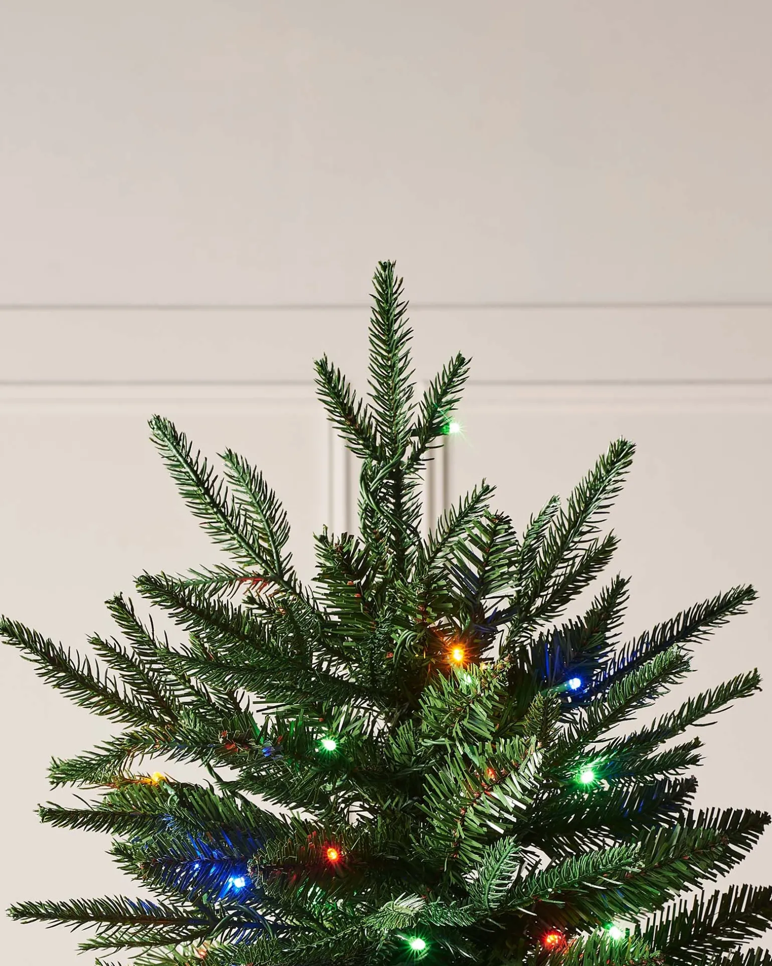 WeRChristmas Pre-lit Grand Alaskan Fir Christmas Tree, Dual Multi Colour, 8 Ft^ Premium Christmas Trees|Pre Lit Christmas Trees