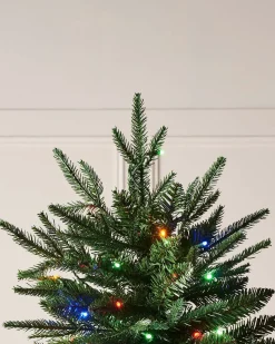WeRChristmas Pre-lit Grand Alaskan Fir Christmas Tree, Dual Multi Colour, 9 Ft^ Premium Christmas Trees|Pre Lit Christmas Trees