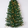 WeRChristmas Pre-Lit Green Wall Mounted Christmas Tree, 3 Ft^ Budget Christmas Trees|Pre Lit Christmas Trees