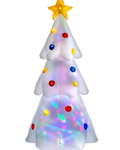 WeRChristmas Pre-Lit Inflatable Animated Christmas Tree, 6 Ft^ Inflatables