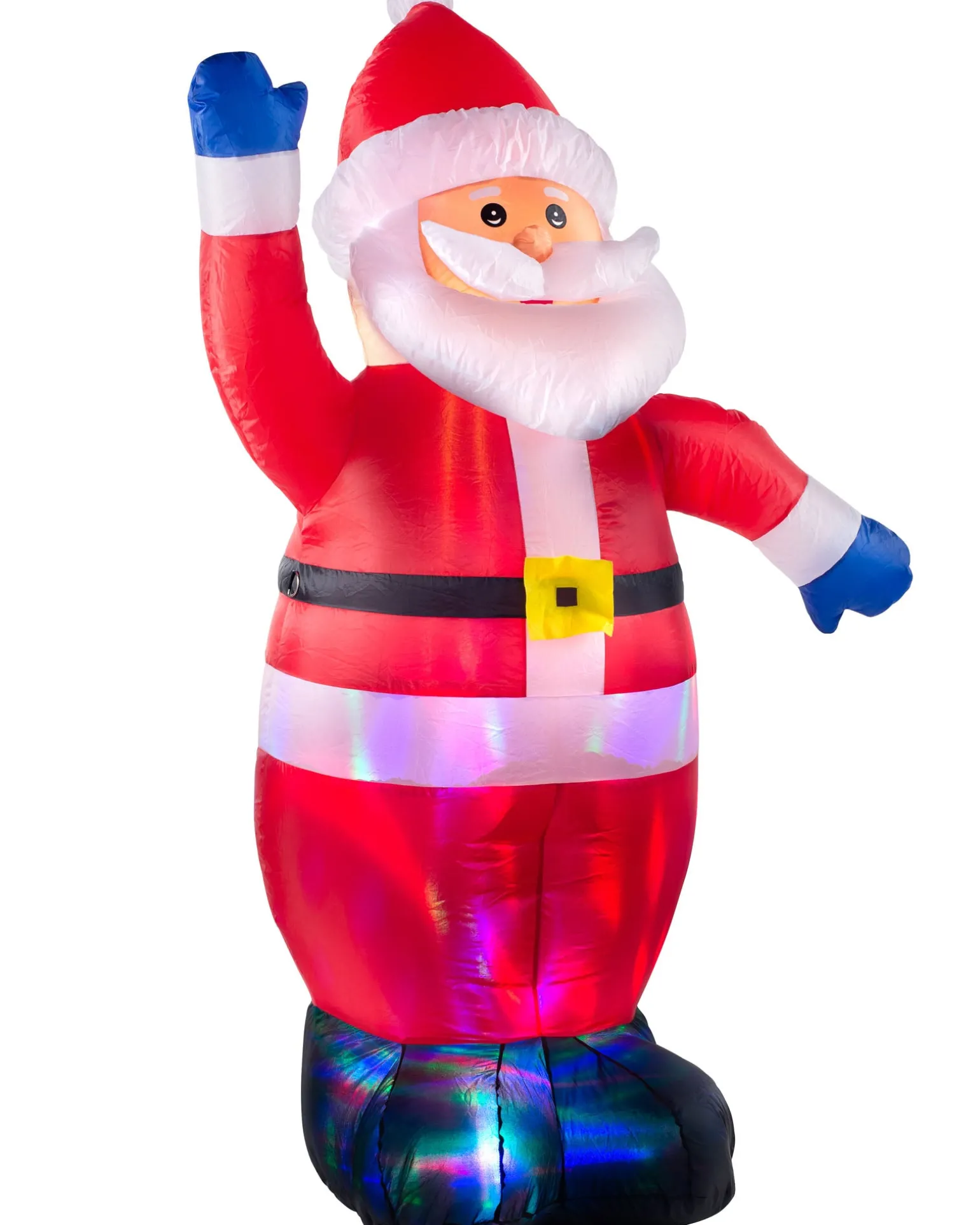 WeRChristmas Pre-Lit Inflatable Animated Santa, 6 Ft^ Christmas Characters|Inflatables