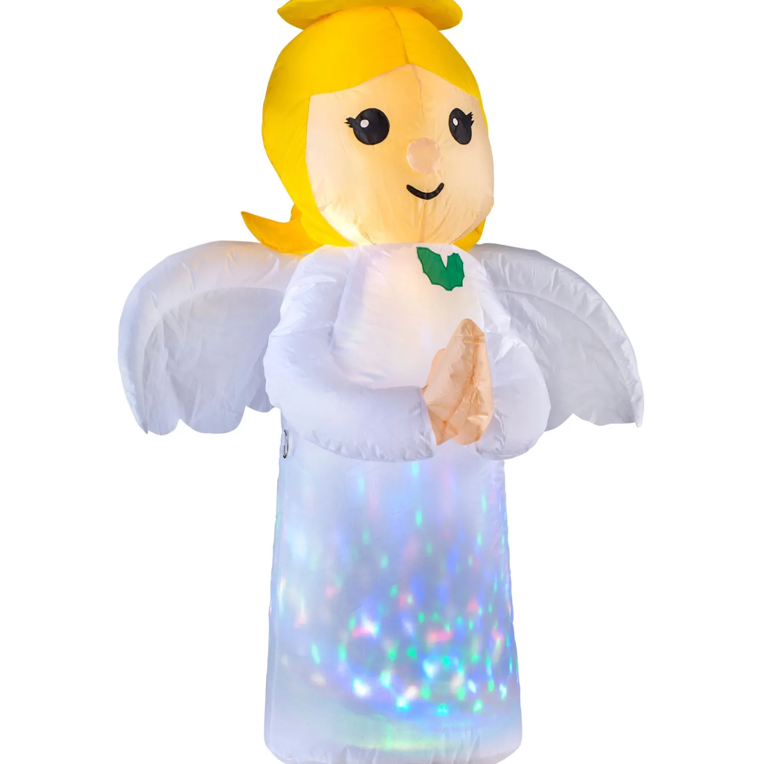WeRChristmas Pre-Lit Inflatable Colour Changing Angel, 3.5 Ft^ Inflatables