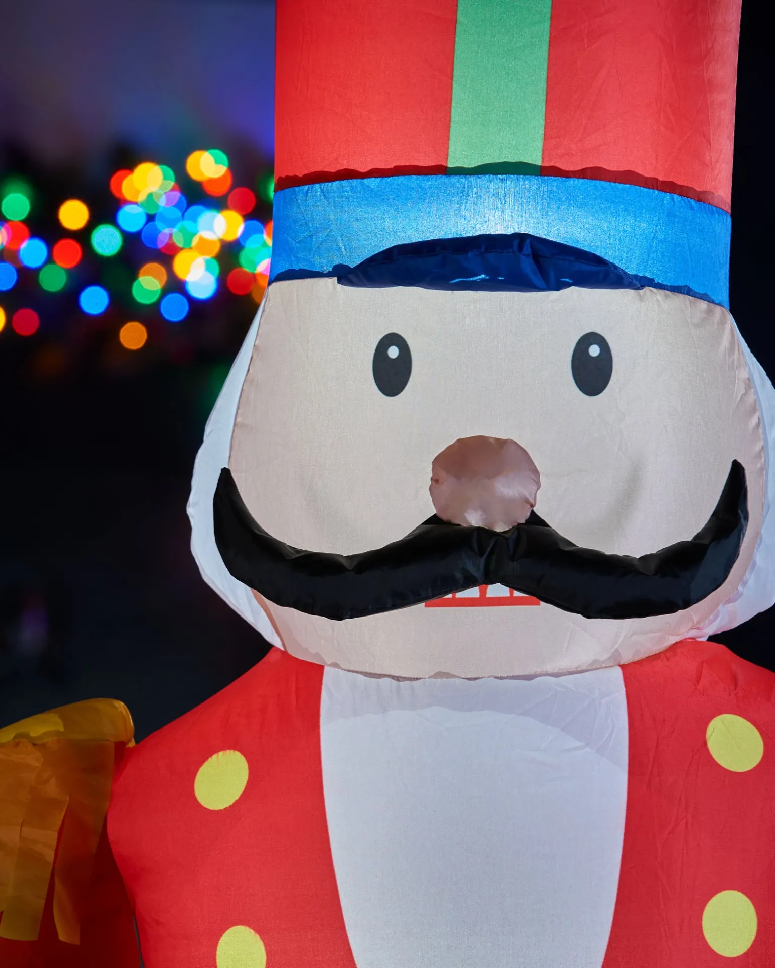 WeRChristmas Pre-Lit Inflatable Nutcracker Arch, 8 Ft^ Inflatables