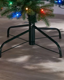 WeRChristmas Pre-Lit Mixed Pine Christmas Tree With Remote Control Lights, 8 Ft^ Pre Lit Christmas Trees