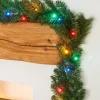 WeRChristmas Pre-Lit Multi-Coloured LEDs Garland, 9 Ft^ Decorated Garlands|Pre Lit Garlands