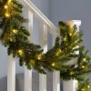 WeRChristmas Pre-Lit Multi-Function Garland, 18 Ft^ Pre Lit Garlands