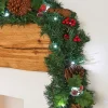 WeRChristmas Pre-Lit Natural Decorated Garland, Pinecones & Berries, 9 Ft^ Decorated Garlands|Pre Lit Garlands