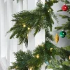 WeRChristmas Pre-Lit Natural Fir Garland, 18 Ft^ Extra Large Garlands|Pre Lit Garlands