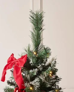 WeRChristmas Pre-Lit Pop-Up Decorated Christmas Tree, Red, 6 Ft^ Budget Christmas Trees|Pre Lit Christmas Trees