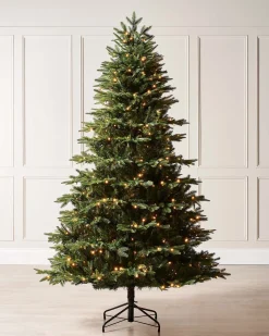 WeRChristmas Pre-Lit Royal Fir Multi-Function Christmas Tree, 9 Ft^ Premium Christmas Trees|Pre Lit Christmas Trees