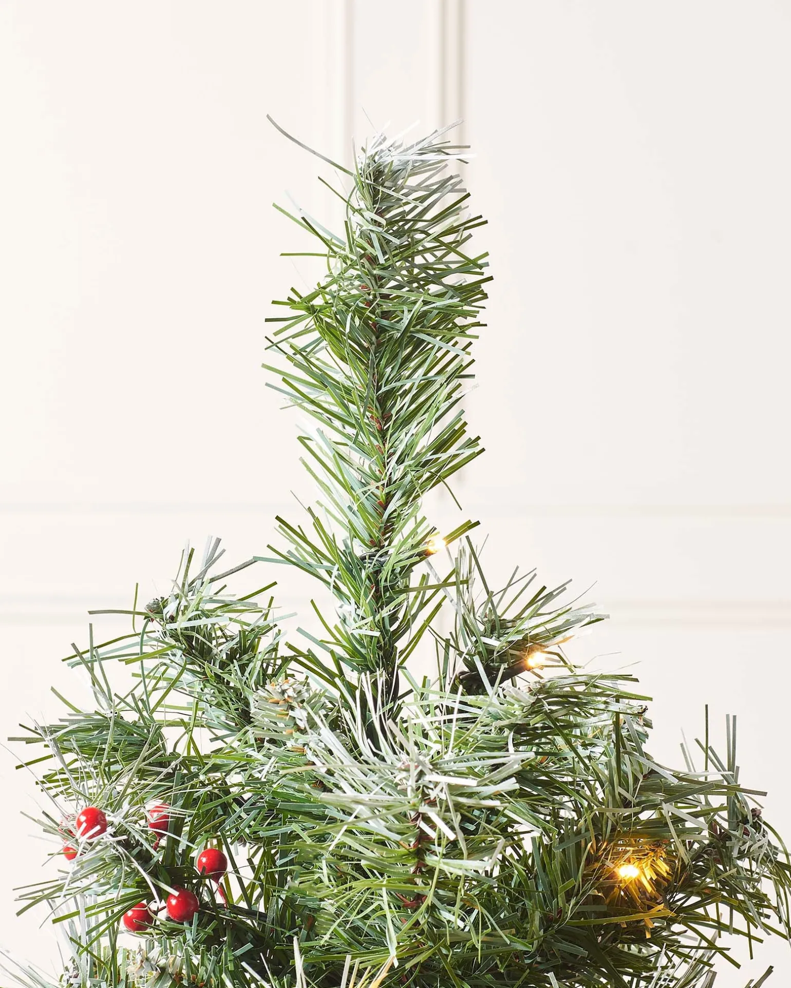 WeRChristmas Pre-Lit Scandinavian Blue Spruce Christmas Tree, 4 Ft^ Budget Christmas Trees|Snow Flocked Christmas Trees