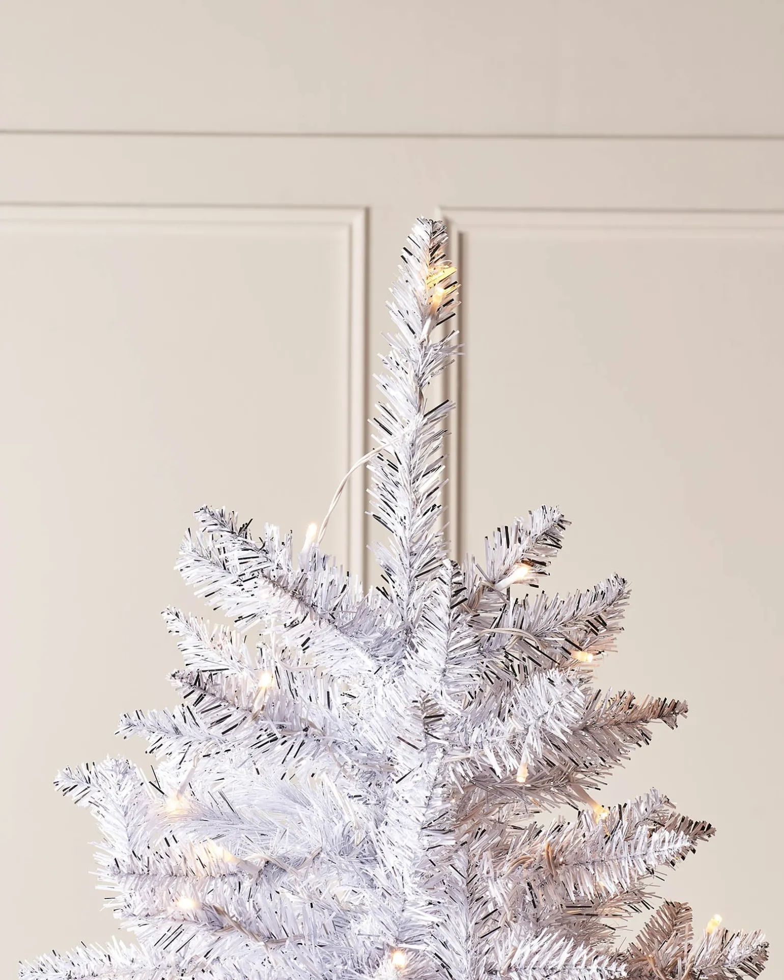 WeRChristmas Pre-Lit Shimmering Christmas Tree, 7 Ft^ Pre Lit Christmas Trees